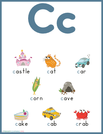 Things That Begin With The Letter C | PrimaryLearning.org