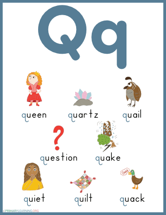 Things That Begin With The Letter Q | PrimaryLearning.org
