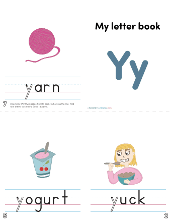 The Letter Y Practice | PrimaryLearning.Org