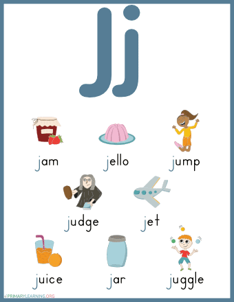 Things That Begin With The Letter J | PrimaryLearning.Org