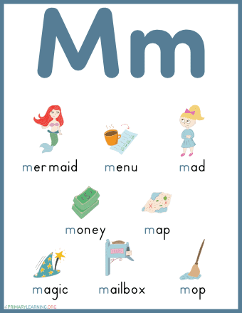 Starting m things with letter Words That