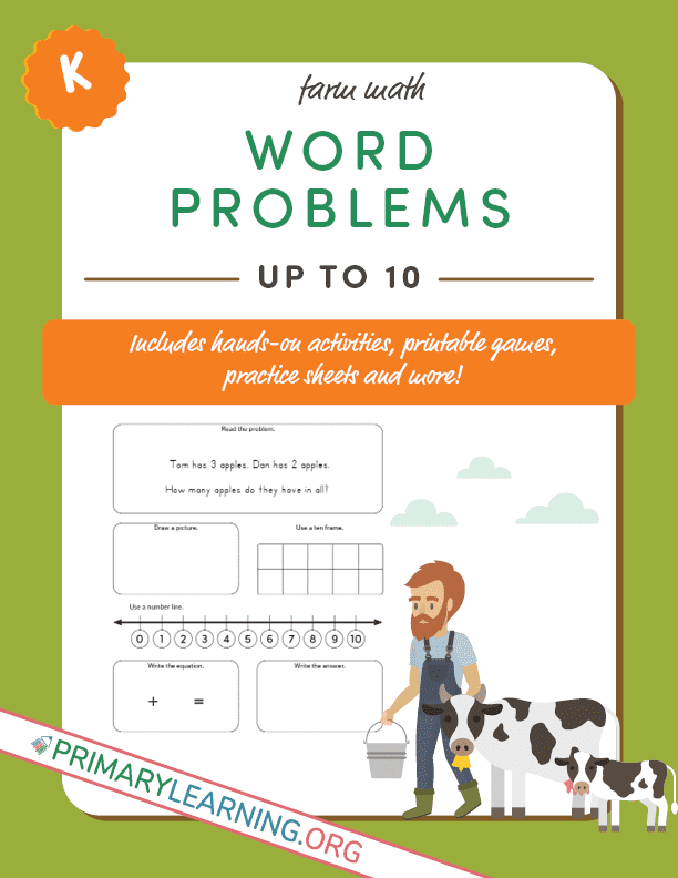addition and subtraction word problems kindergarten