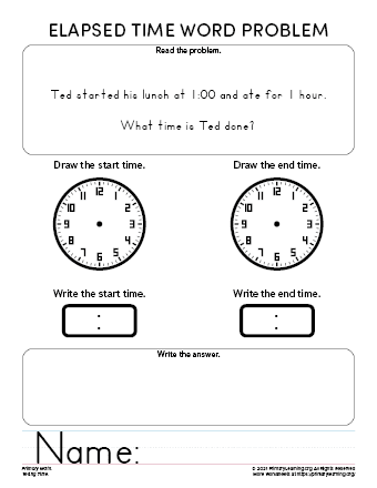elapsed time word problem 2 primarylearning org