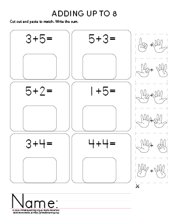 basic addition for kindergarten