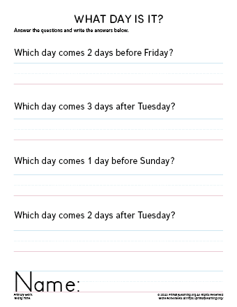 free worksheets on telling time for kindergarten