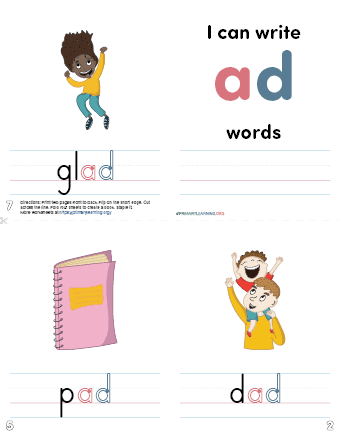 ad word family mini book