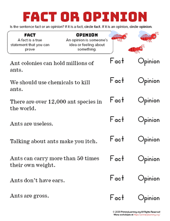 ant - facts and opinions