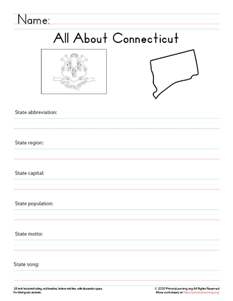 connecticut facts worksheet
