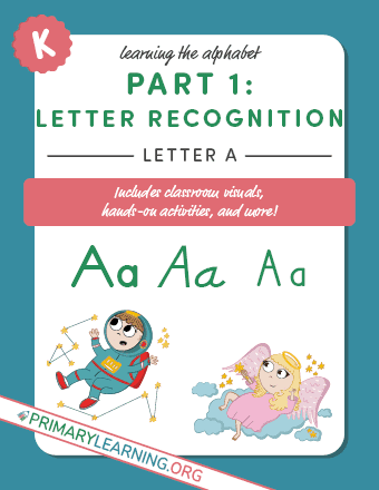 learning the letter a