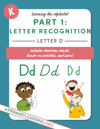 letter d printable template