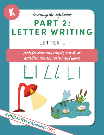 writing letter l printable