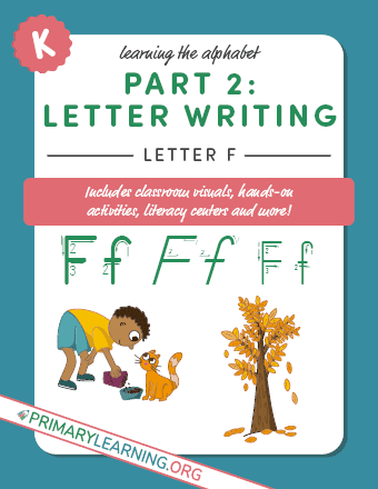 tracing lowercase letter f