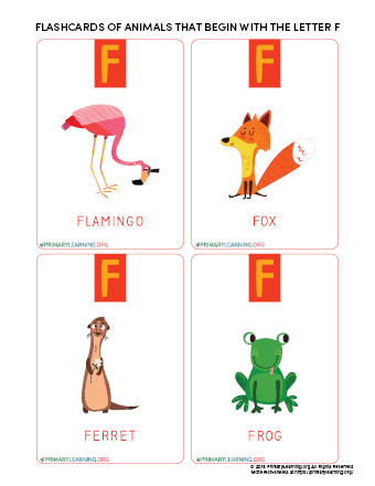 animals that begin with the letter f