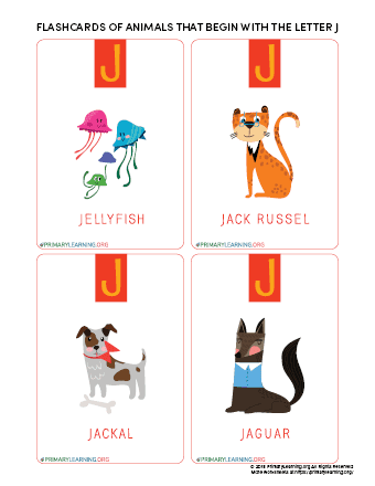 animals that begin with the letter j