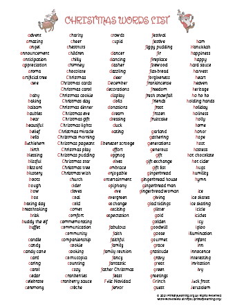 52 Christmas Words That Start With B (List With Meanings) - Jacobs Christmas