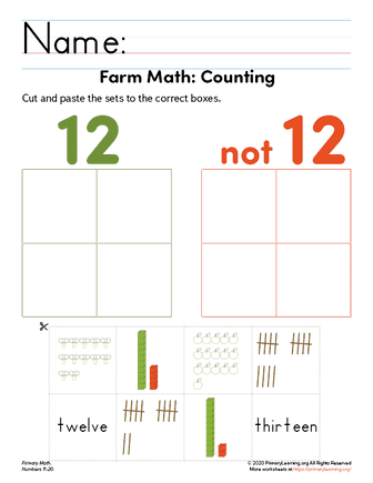 kindergarten worksheets math counting