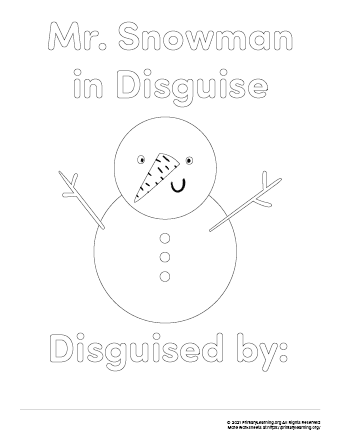 disguise a snowman