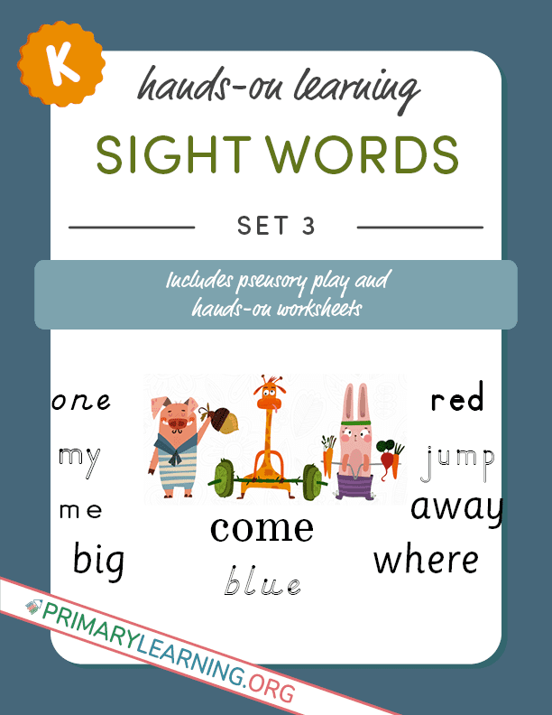 hands-on sight words set 3