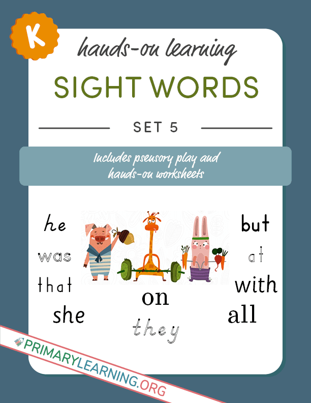 sight word flashcards for kindergarten