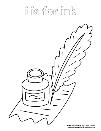 ink coloring page