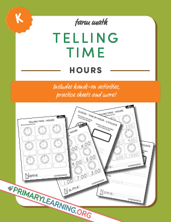 printable telling time worksheets for kindergarten