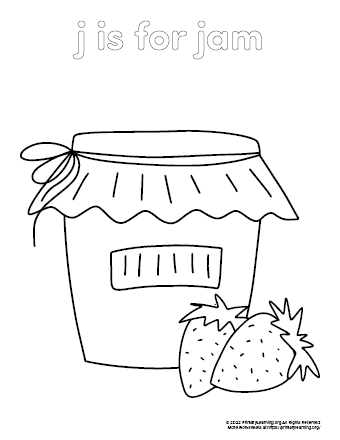 jam coloring page