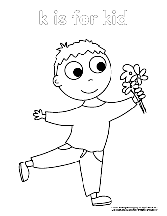 kid coloring page
