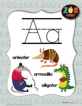 letter a animals