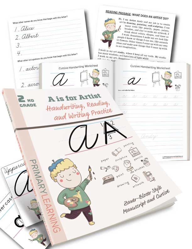 letter a formation cards