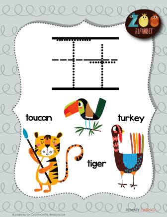 letter t animals