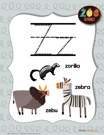 letter z animals