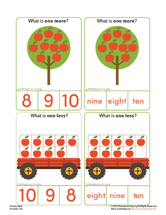 more or less math printables