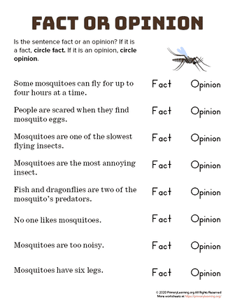 mosquito - facts and opinions