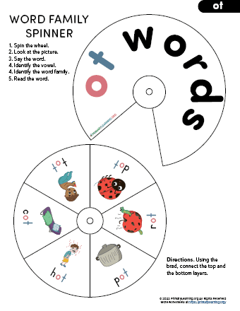 ot family word wheel