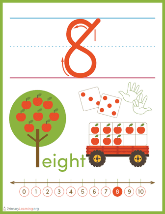 printable number eight