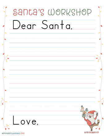 santa letter template