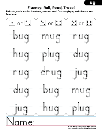 ug word family activities for kindergarten