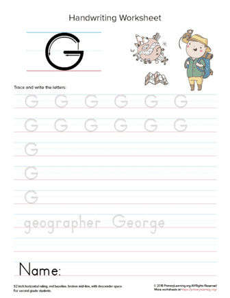 uppercase letter g