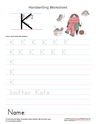 uppercase letter k