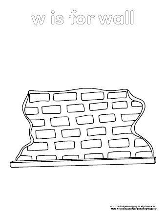 wall coloring page