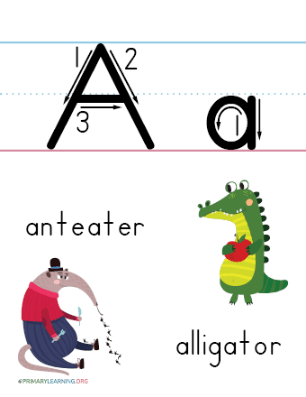letter a printable
