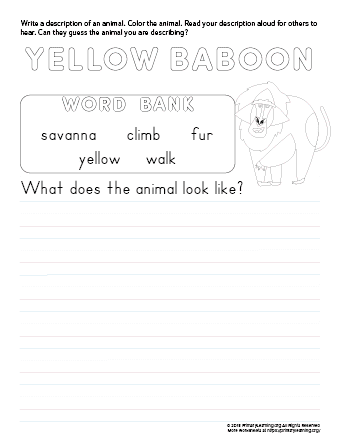 tell about yellow baboon