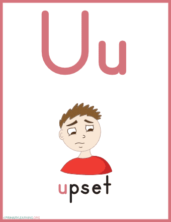 learning the letter u