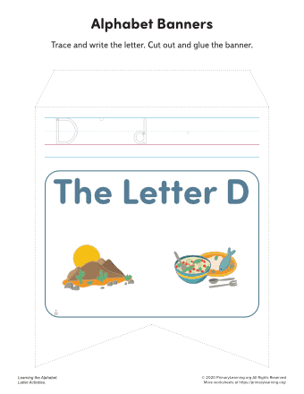 letter d banners