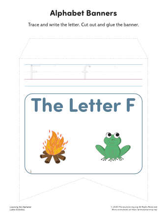 letter f banners