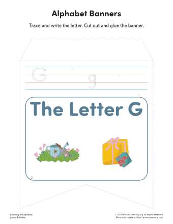 letter g banners