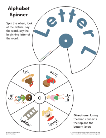 letter l wheel spinner