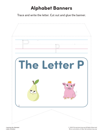 letter p banners
