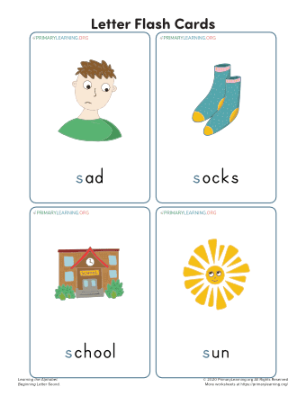 letter s flashcards
