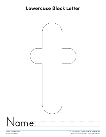 letter t printable template